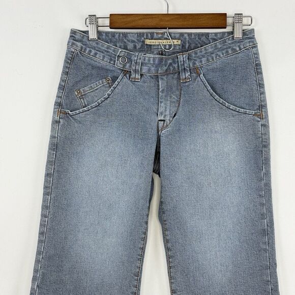 Sergio Valente Women’s Blue Jeans Bermuda Shorts Size 29 Stretch - Picture 3 of 15